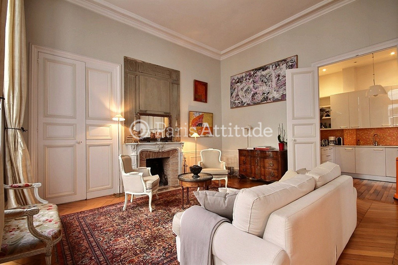 Rent Apartment in Paris 75006 - 90m² Saint Germain Des Pres - ref 5391