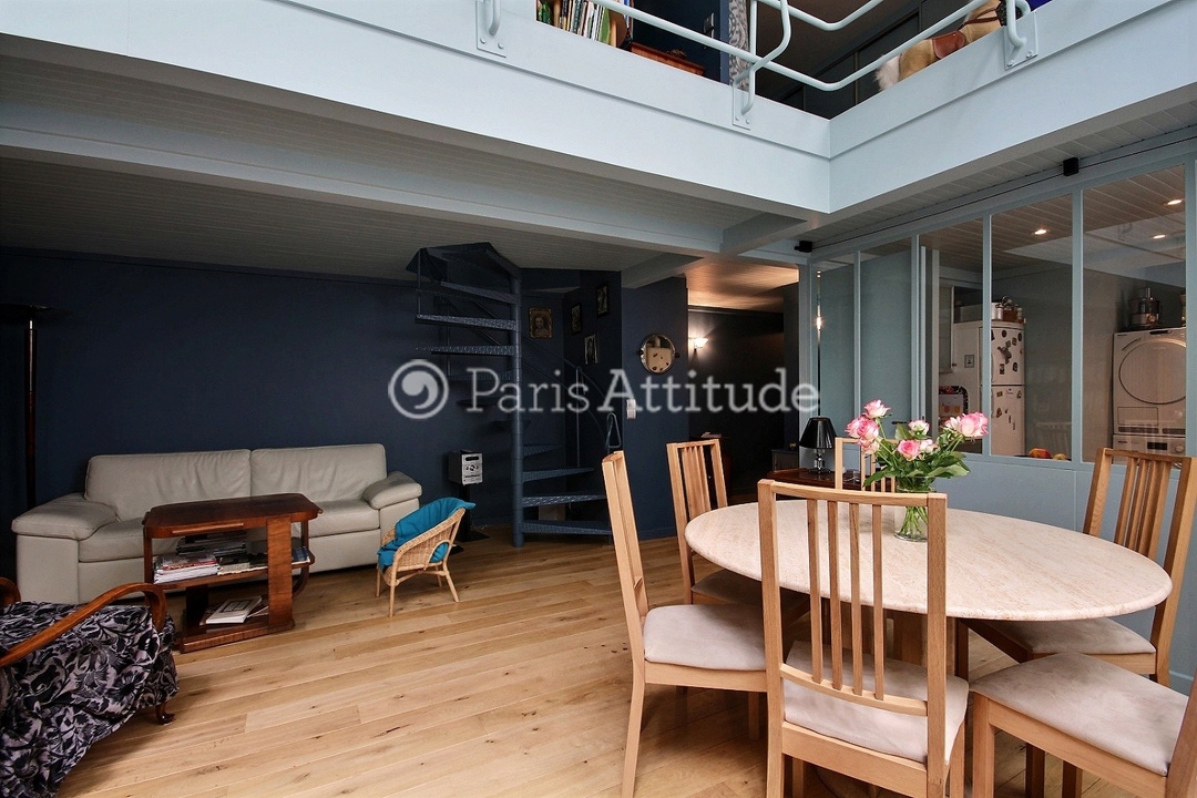Location Duplex meublé 2 Chambres - 75m² - Jardin du Luxembourg - Paris