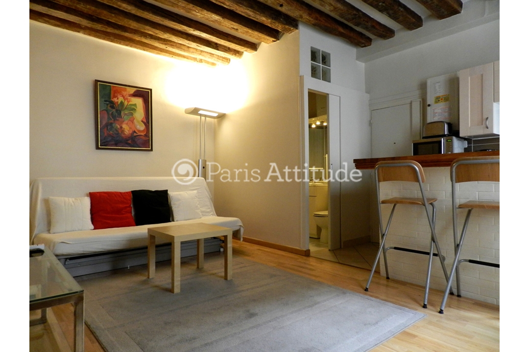 Location Appartement meublé 1 Chambre - 31m² - Le Marais - Paris