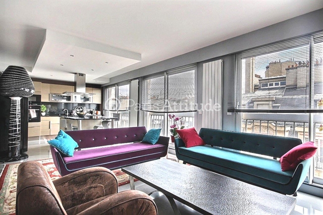 Location Appartement meublé 3 Chambres - 110m² - Passy - Paris