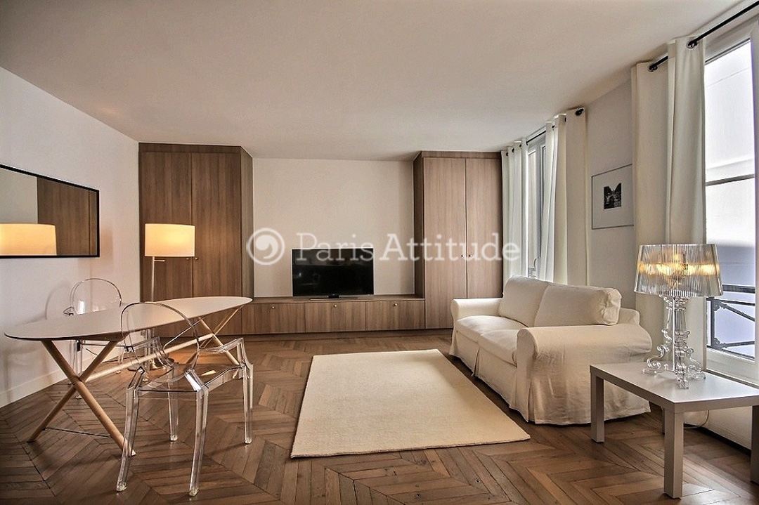 Location Appartement meublé Alcove Studio - 42m² - Louvre - Paris