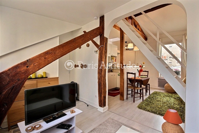 Location Appartement meublé 1 Chambre - 42m² - Commerce - Paris