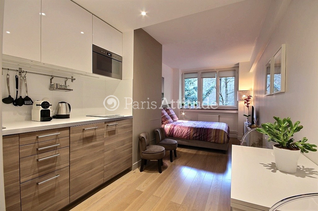Location Appartement meublé Studio - 20m² - Montparnasse - Paris