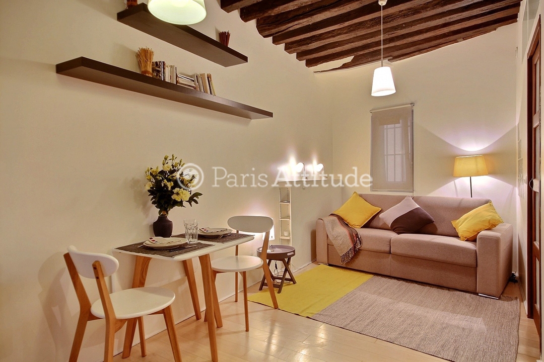 Location Appartement meublé Studio - 20m² - Chatelet - Les Halles - Paris