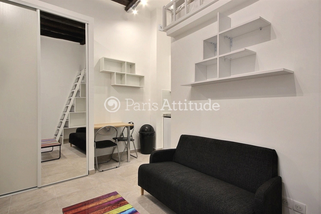 Location Appartement meublé Studio - 15m² - Chatelet - Les Halles - Paris