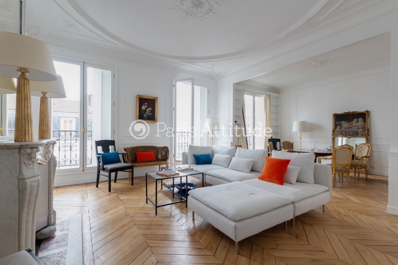 Location Appartement meublé 3 Chambres - 110m² - Passy - Paris