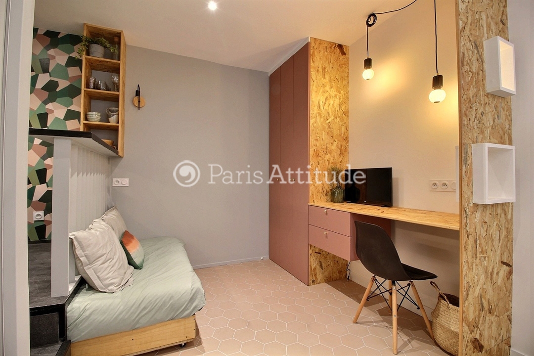Location Appartement meublé Studio - 16m² - Bastille - Paris
