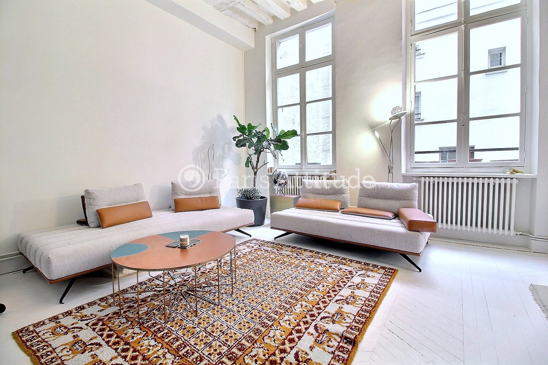 Location Appartement meublé 4 Chambres - 140m² - Le Marais - Paris