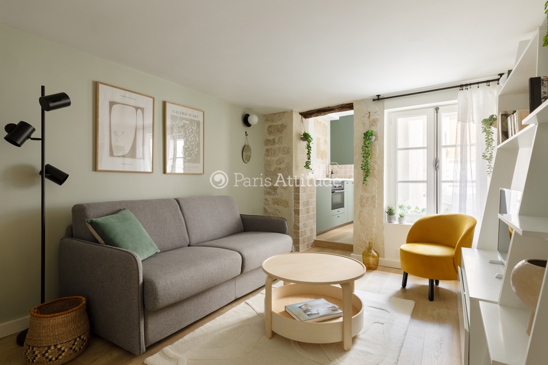Location Appartement meublé Studio - 19m² - Saint-Germain-des-Prés - Paris