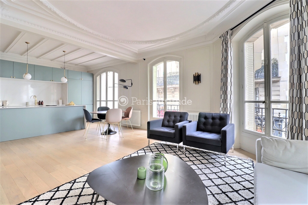 Location Appartement meublé 4 Chambres - 119m² - Monceau - Paris
