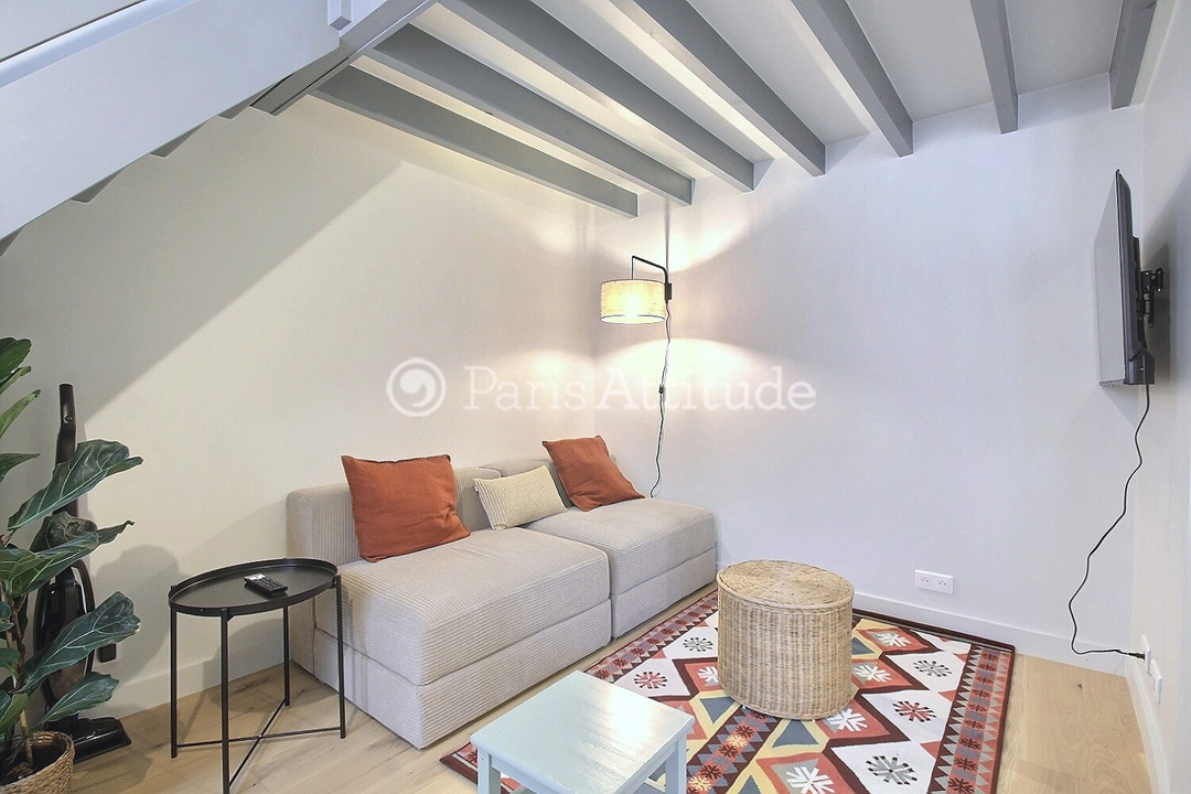 Location Appartement meublé Alcove Studio - 27m² - Champs de Mars - Tour Eiffel - Paris