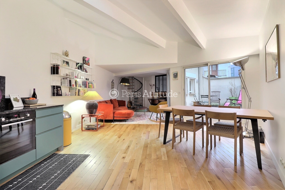 Location Duplex meublé 2 Chambres - 78m² - Ledru Rollin - Paris