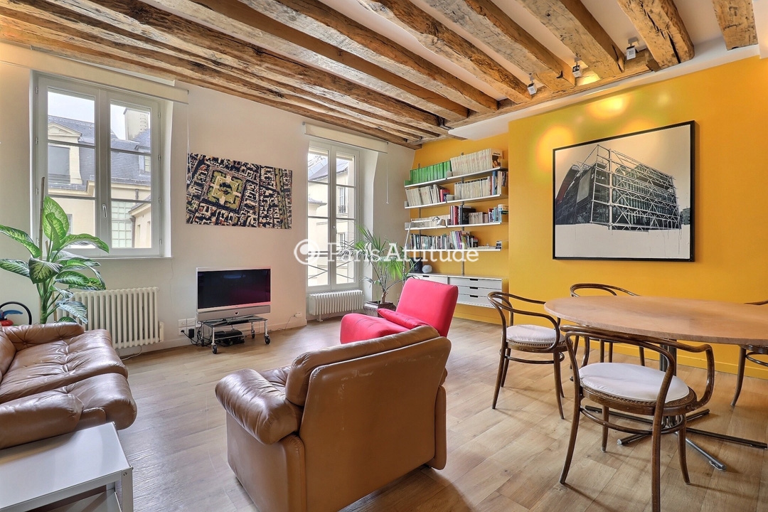 Location Appartement meublé 1 Chambre - 57m² - Place des Vosges - Paris