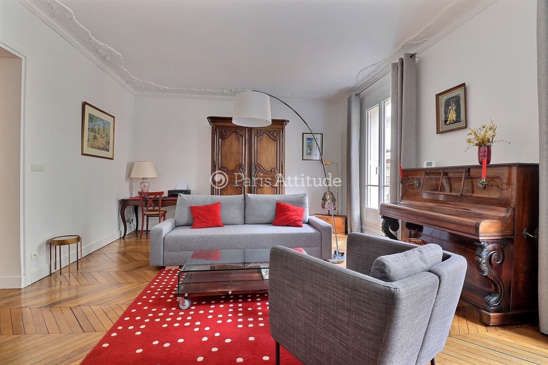 Location Appartement meublé 3 Chambres - 120m² - Montmartre - Sacré Coeur - Paris
