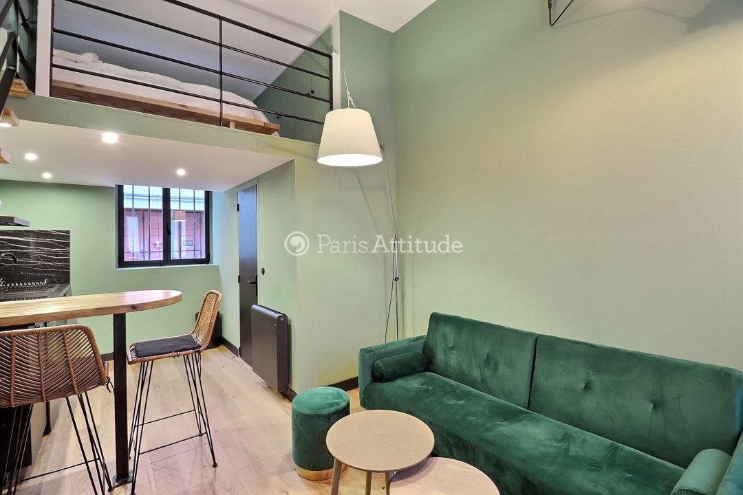 Location Appartement meublé Alcove Studio - 18m² - Saint-Germain-des-Prés - Paris