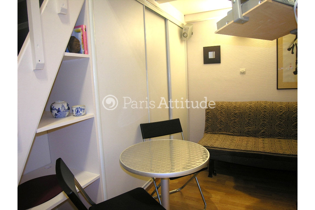 Location Appartement meublé Studio - 17m² - Père Lachaise - Paris