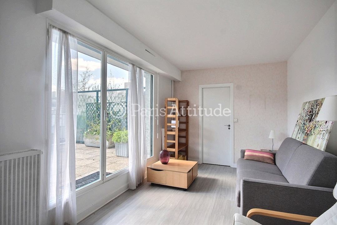 Location Appartement meublé Studio - 27m² - Parc Georges Brassens - Paris