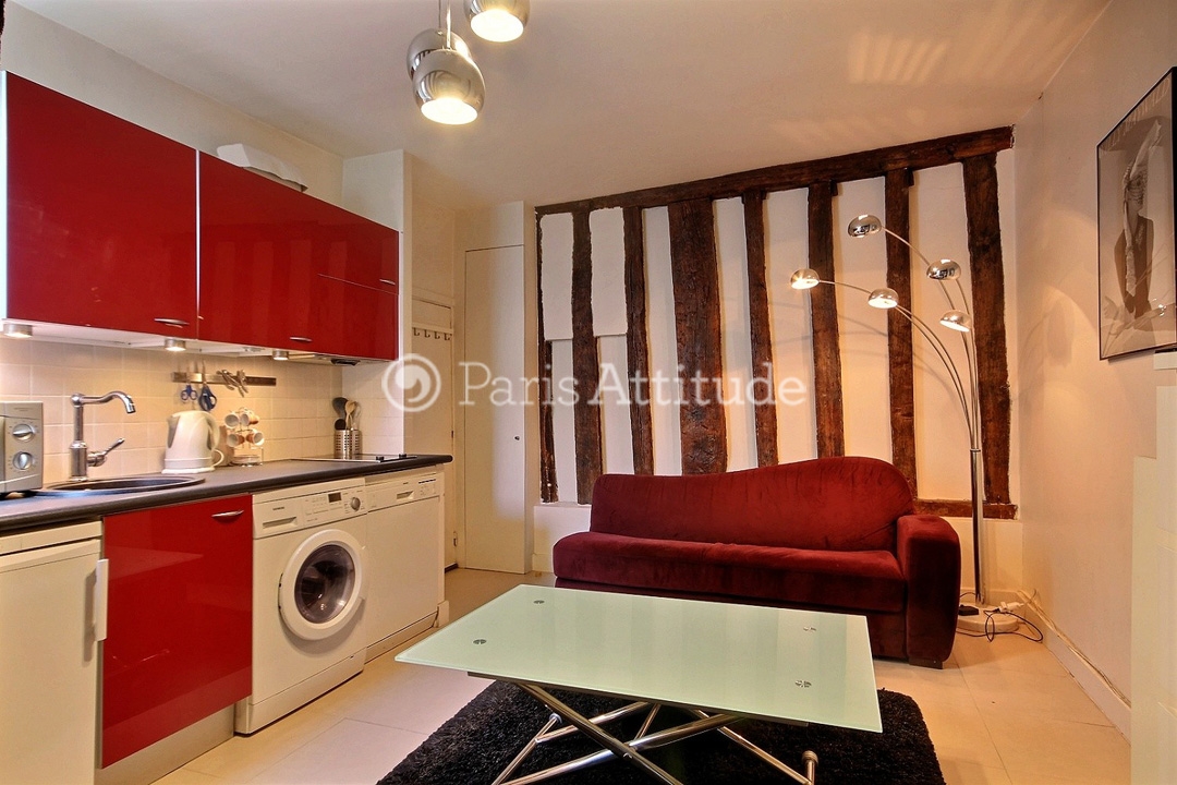 Location Appartement meublé 1 Chambre - 27m² - Le Marais - Paris