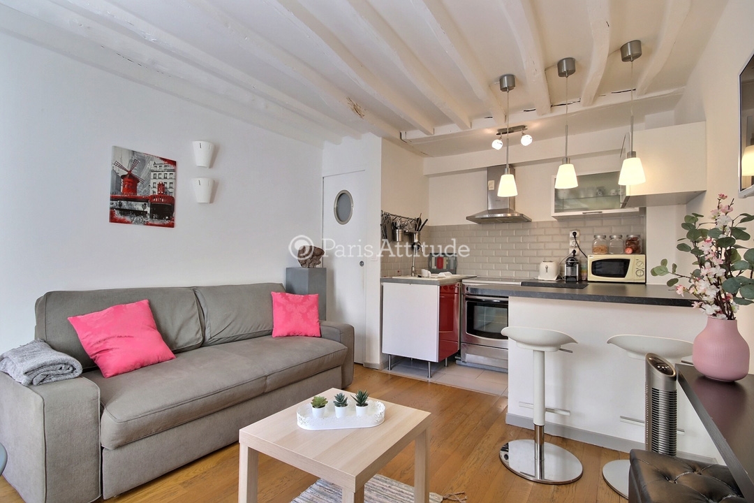 Location Appartement meublé 1 Chambre - 28m² - Montparnasse - Paris