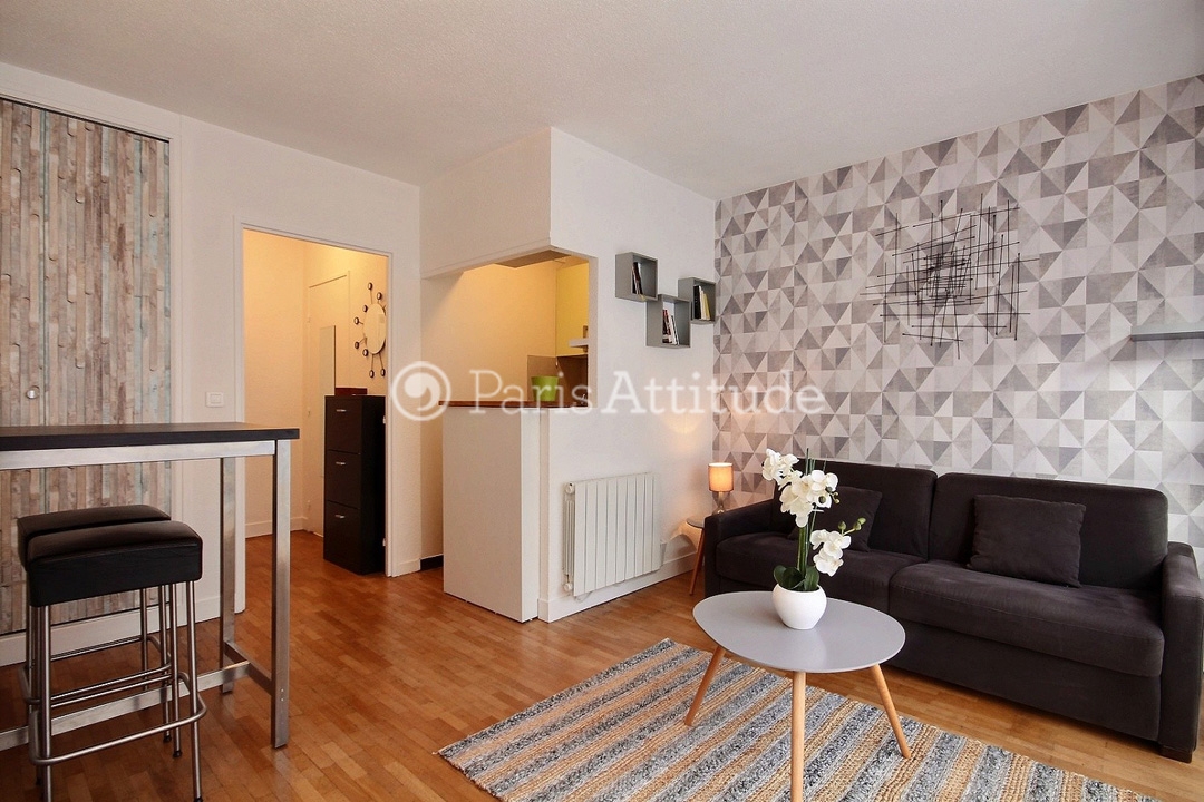 Location Appartement meublé Studio - 24m² - Montmartre - Sacré Coeur - Paris