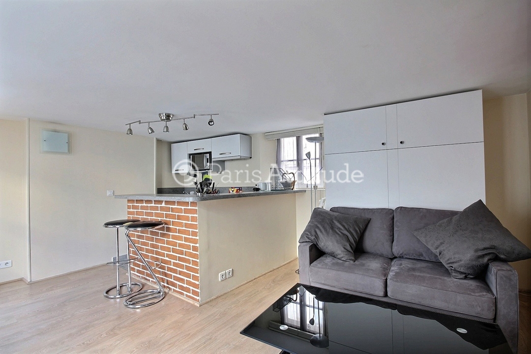 Location Appartement meublé Studio - 30m² - Le Marais - Paris
