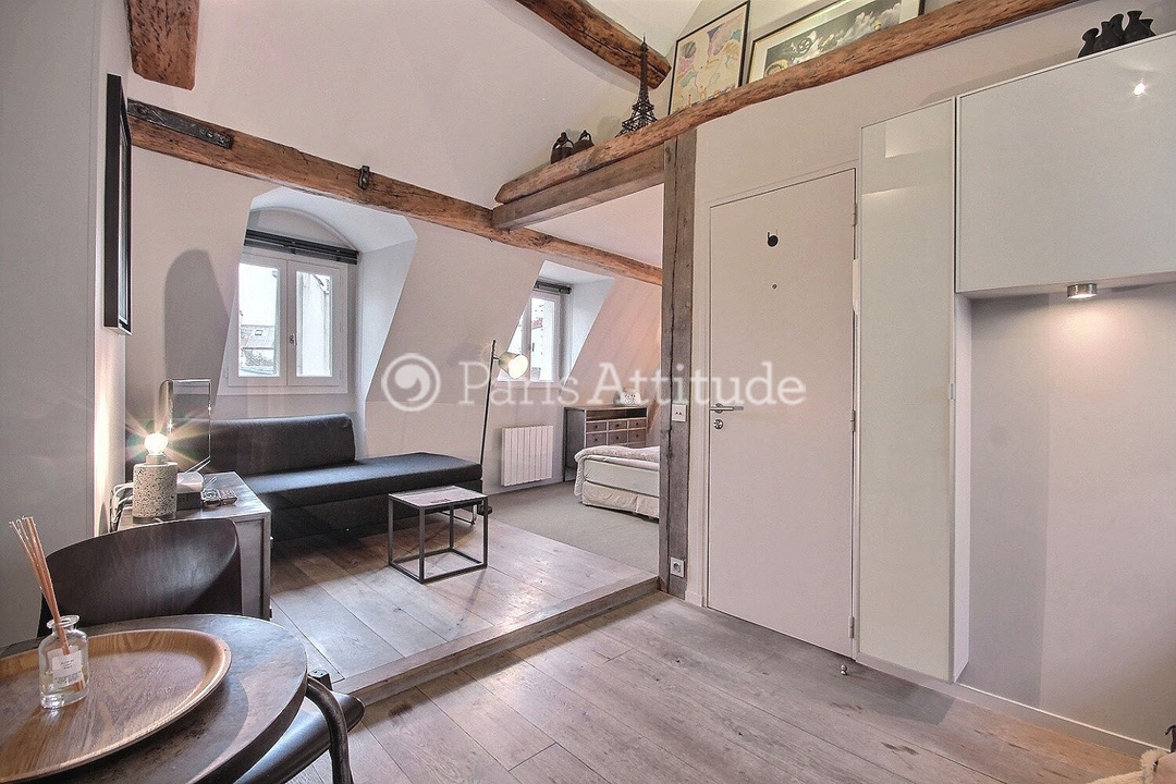 Location Appartement meublé Studio - 30m² - Quartier Latin - Saint Michel - Paris