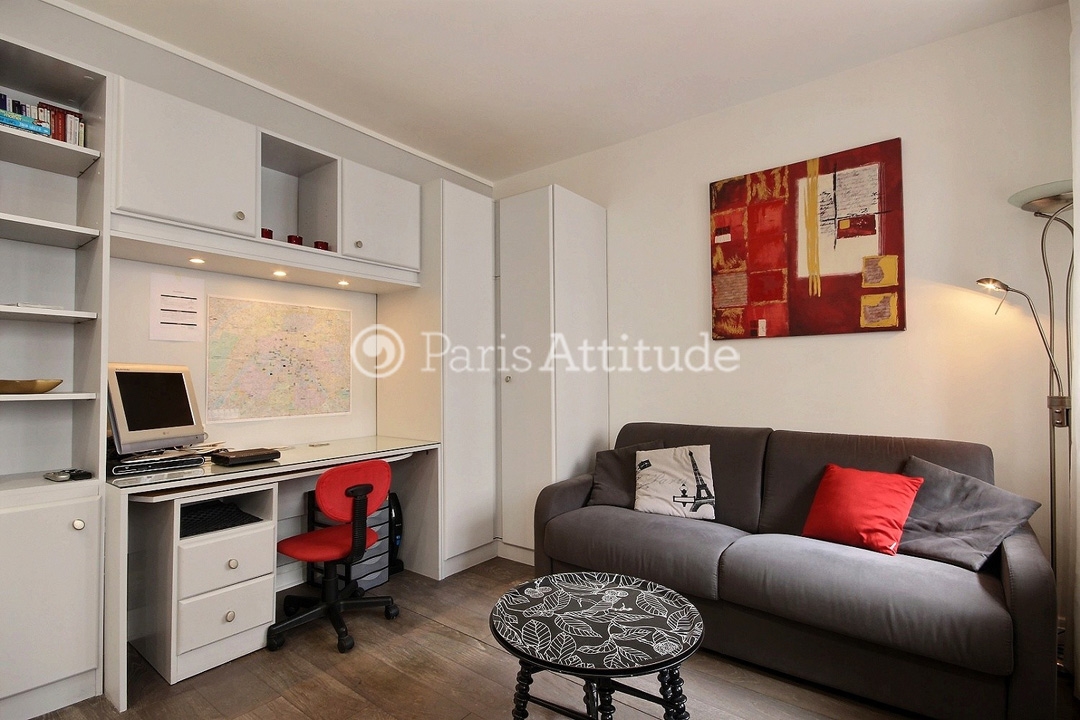Location Appartement meublé Studio - 15m² - Montparnasse - Paris