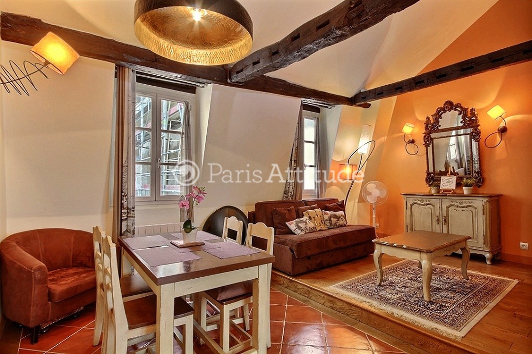 Location Duplex meublé 2 Chambres - 55m² - Notre Dame - Paris