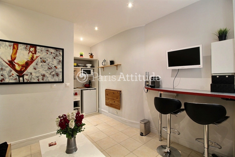 Location Appartement meublé Studio - 17m² - Champs de Mars - Tour Eiffel - Paris